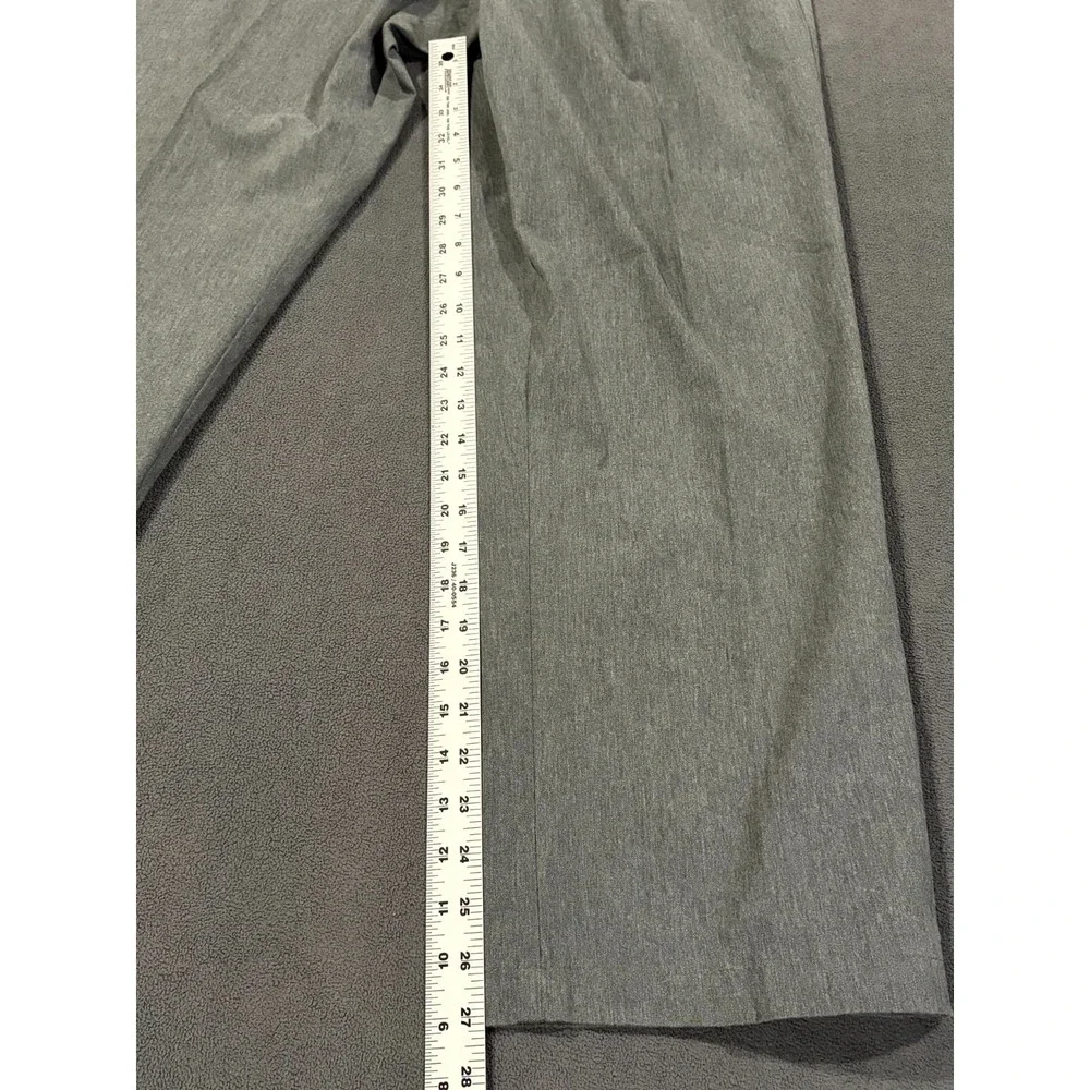 Croft‎ & Barrow Chino Pants Mens 36x30 Gray Cotton Stretch Easy Care Classic Fit